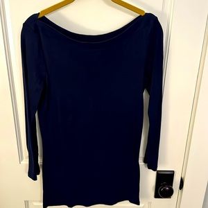 Gap navy boat neck, soft T-shirt